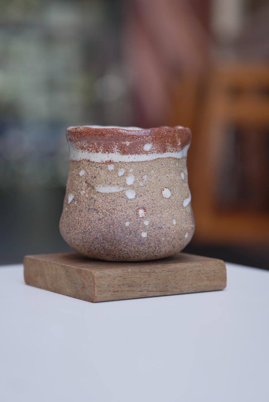 8oz Tento Clay Cup - Brown/Iron