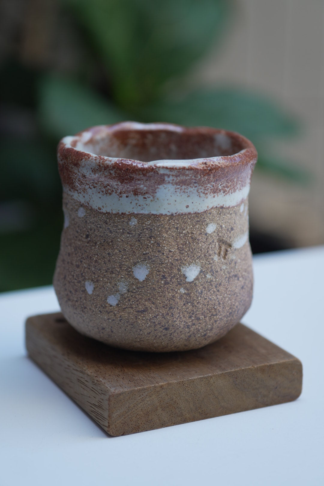 8oz Tento Clay Cup - Brown/Iron