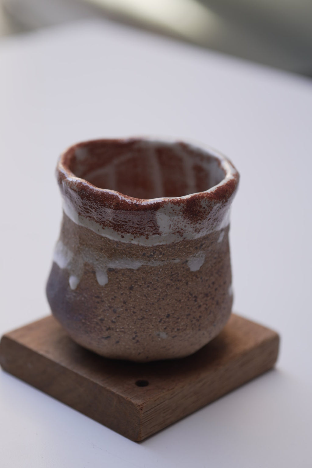 8oz Tento Clay Cup - Brown/Iron