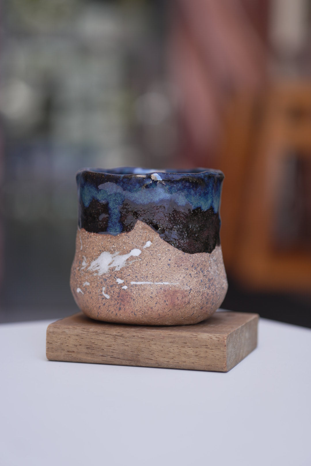 8oz Tento Clay Cup - Midnight Blue/Iron