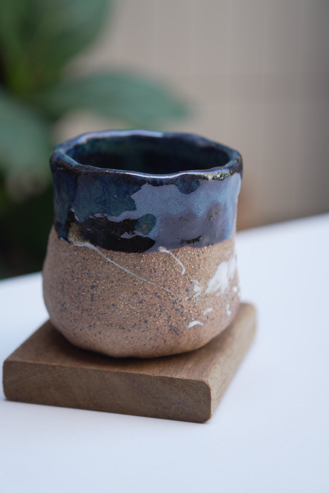 8oz Tento Clay Cup - Midnight Blue/Iron