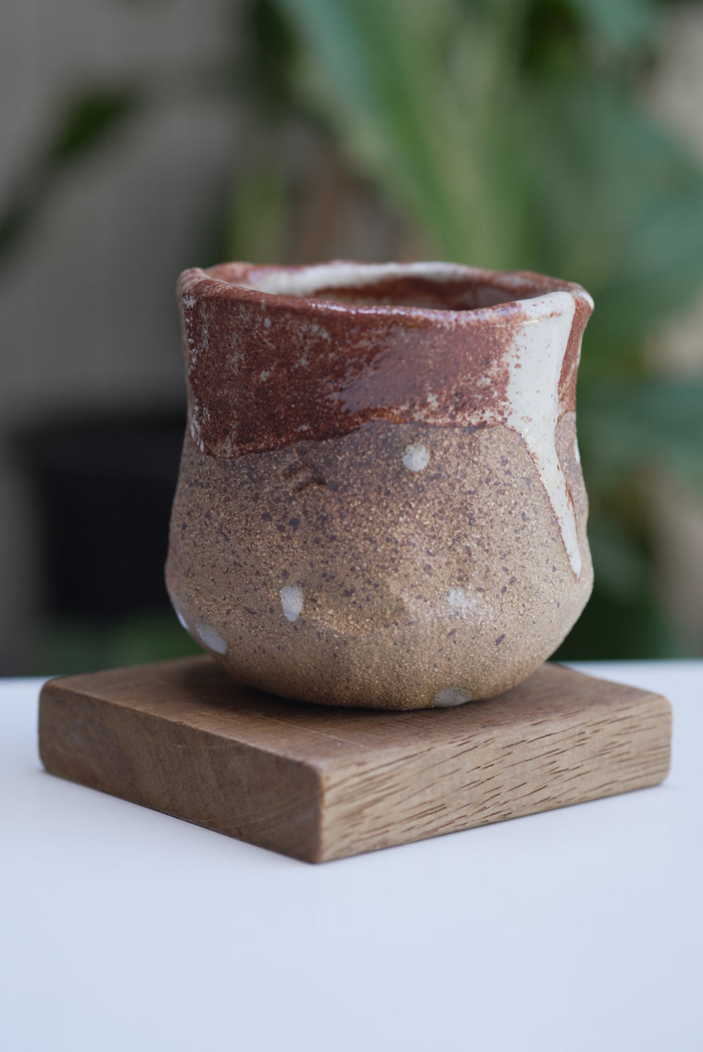 8oz Tento Clay Cup - Brown/Iron