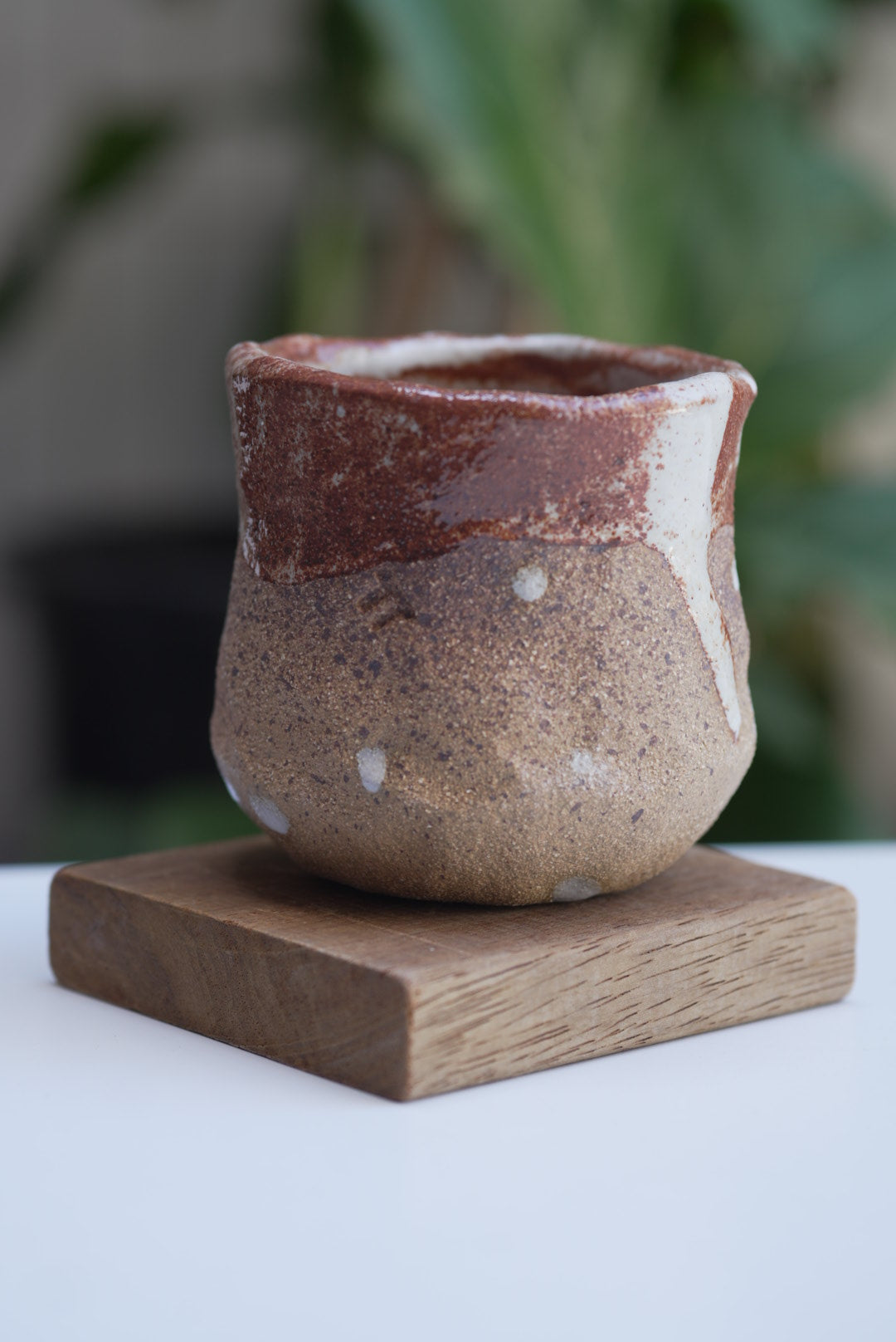 8oz Tento Clay Cup - Brown/Iron