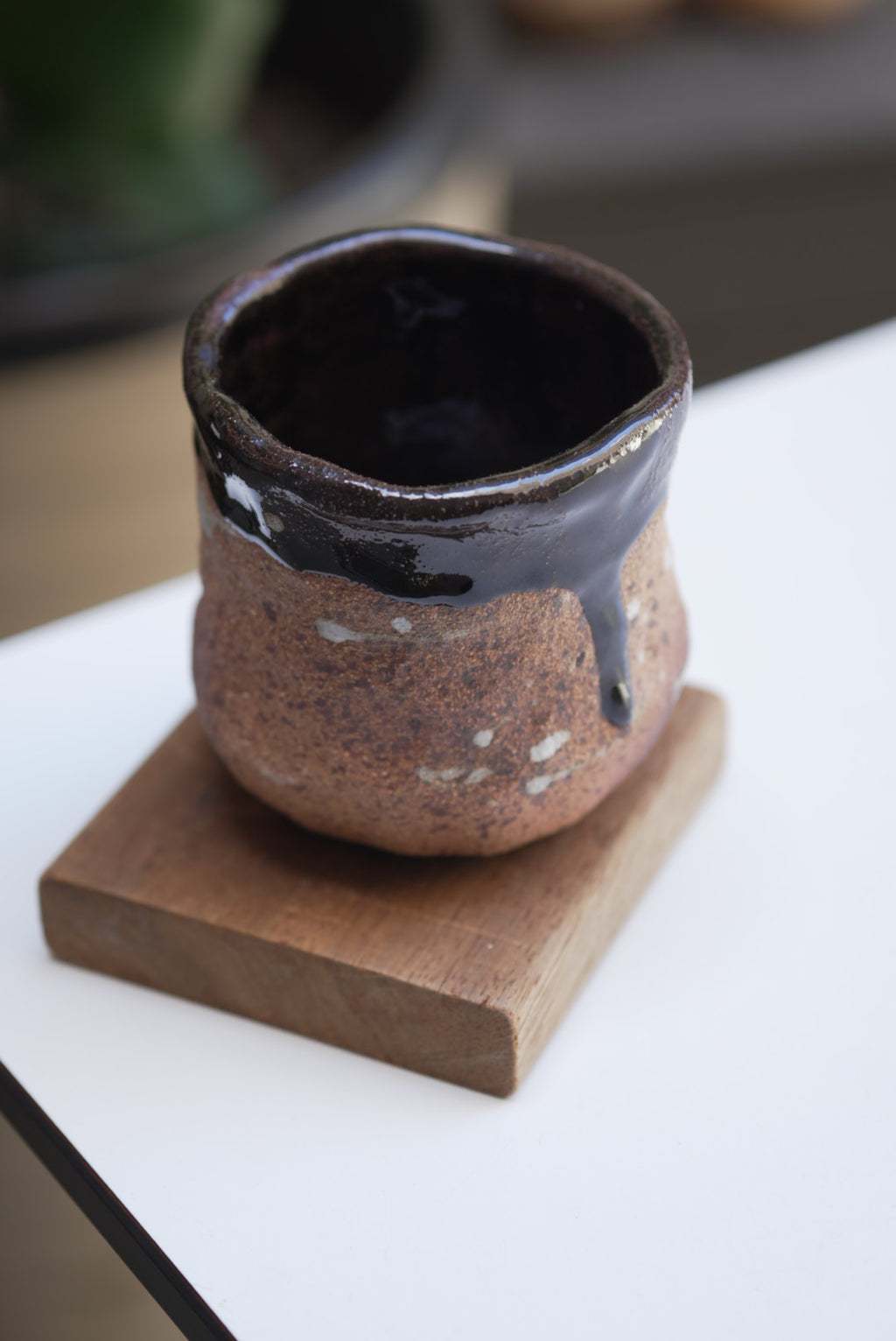 8oz Tento Clay Cup - Black/Iron