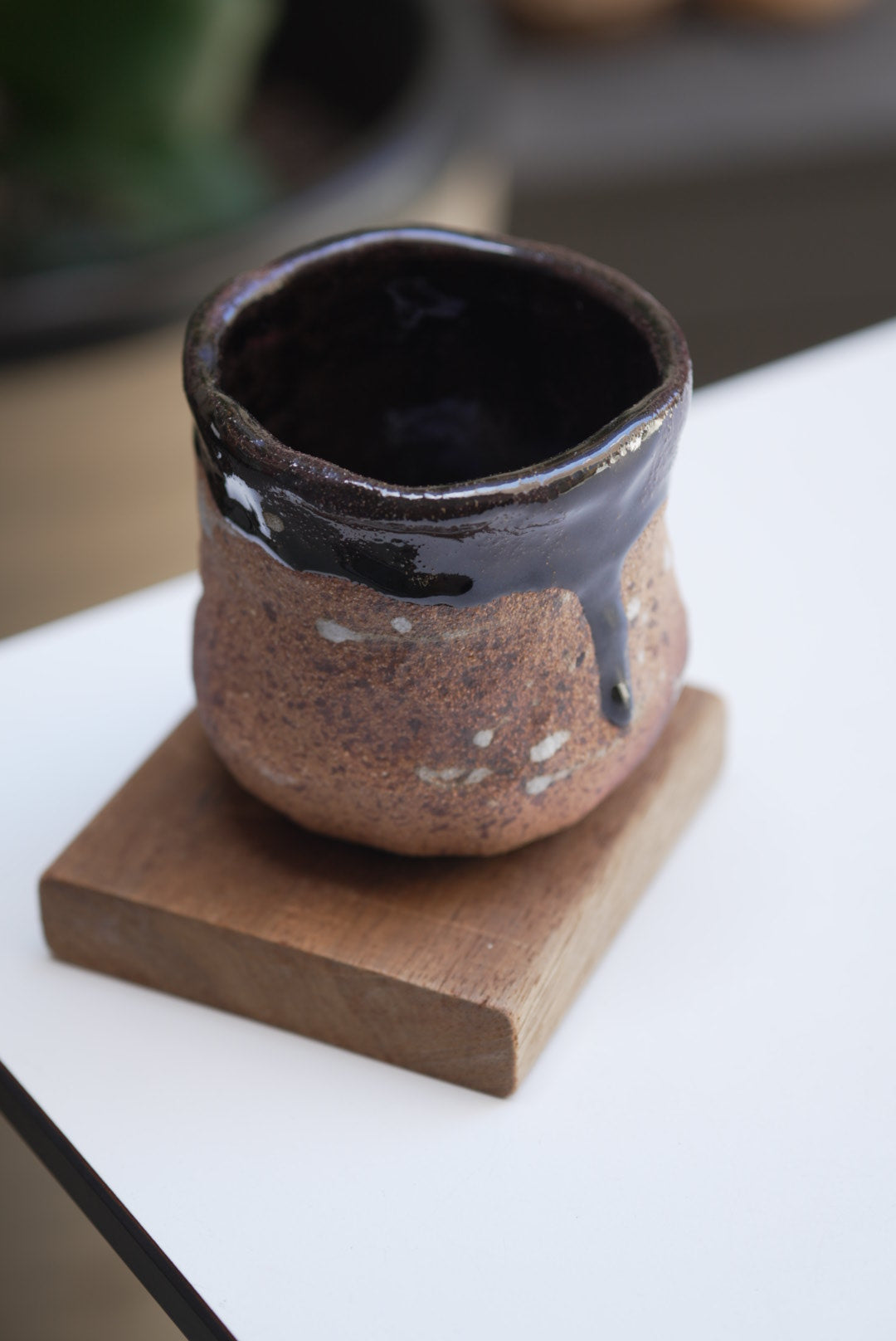 8oz Tento Clay Cup - Black/Iron