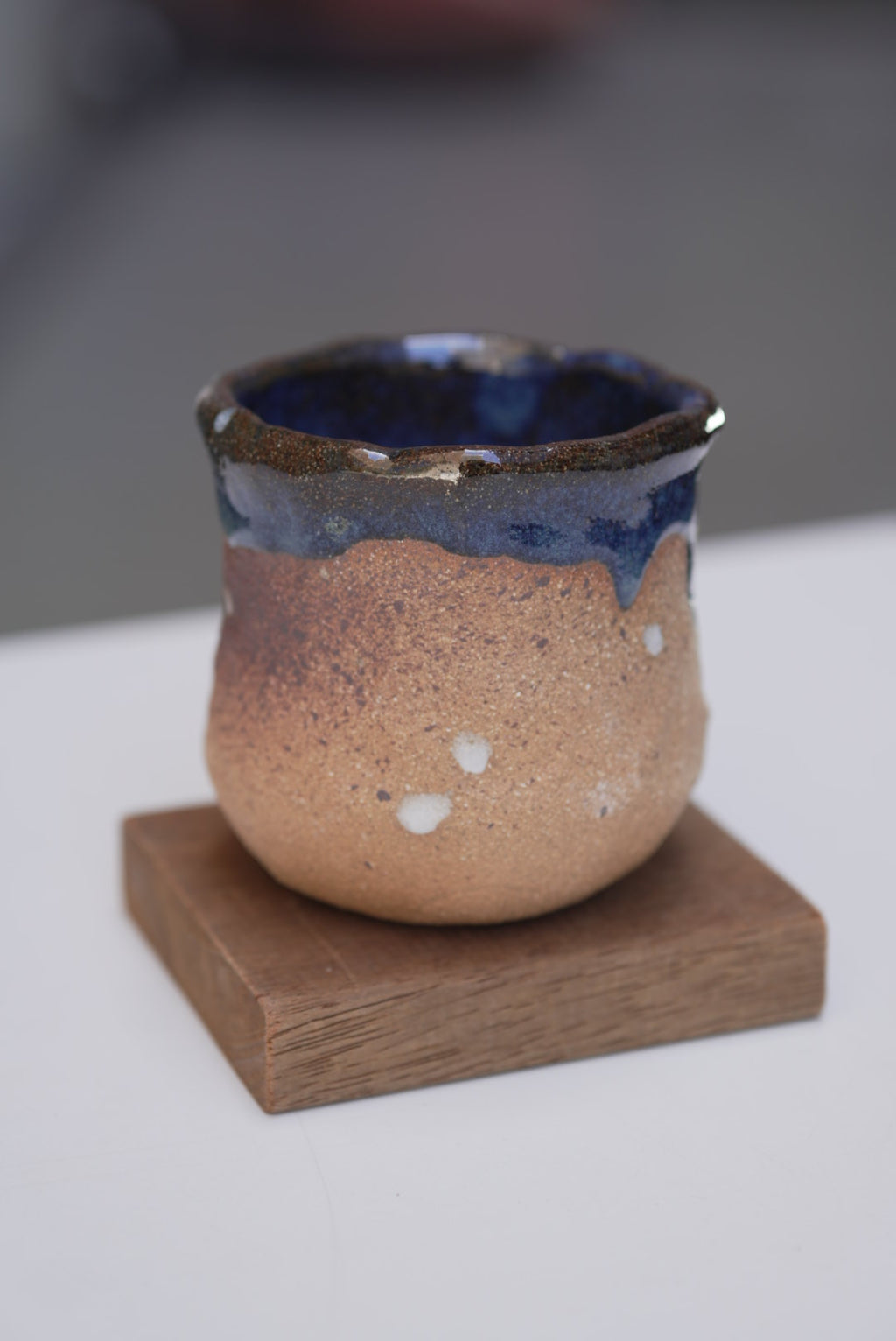 8oz Tento Clay Cup - Blue/Iron