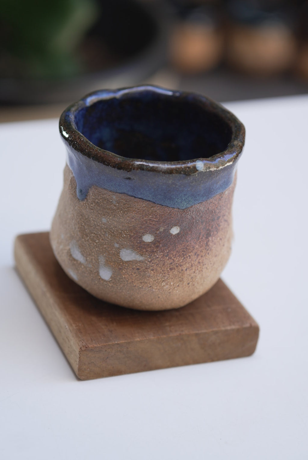 8oz Tento Clay Cup - Blue/Iron
