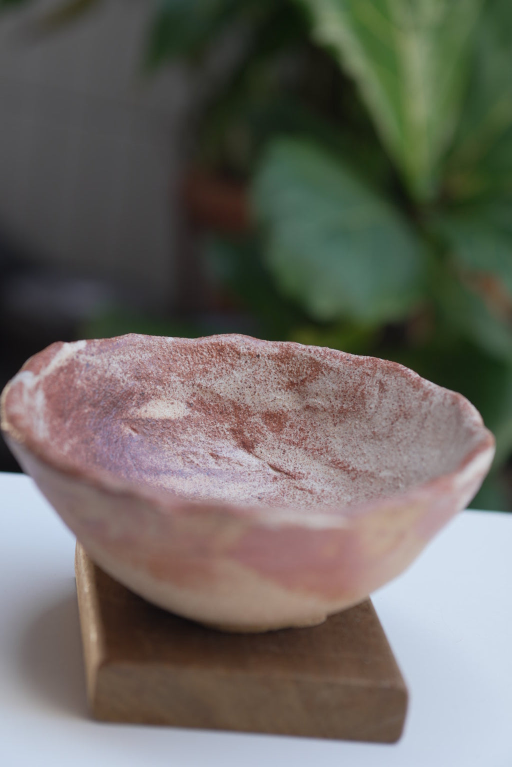 Share bowl – White/ brown matt