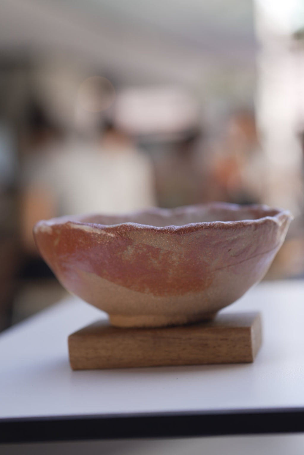 Share bowl – White/ brown matt