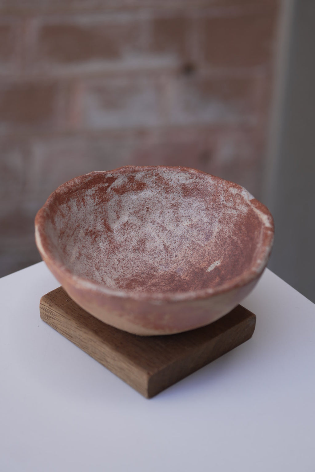 Share bowl – White/ brown matt