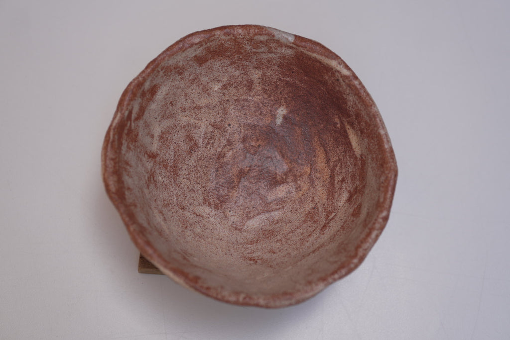 Share bowl – White/ brown matt