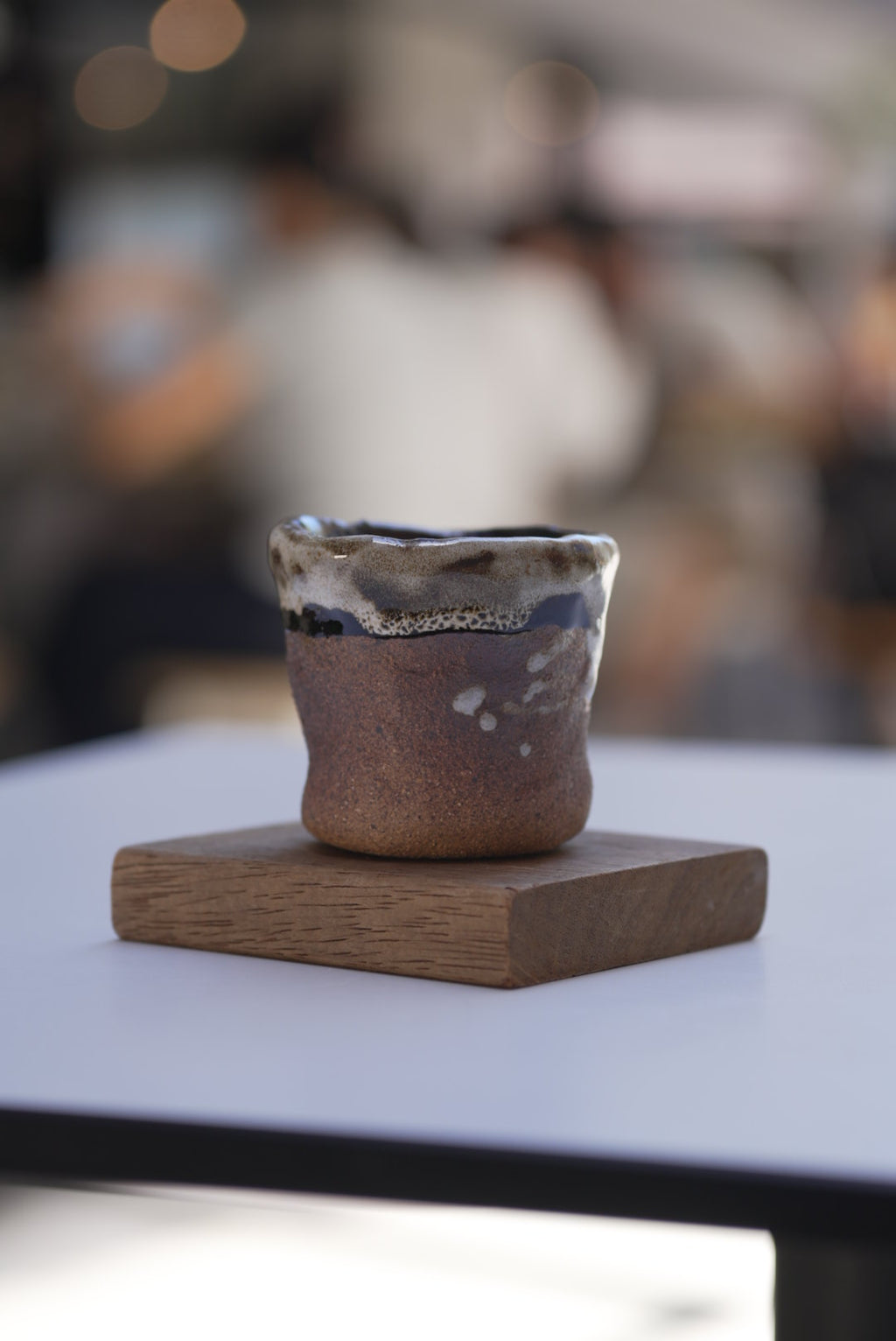 4oz Tento Clay Cup - Brown Charcoal