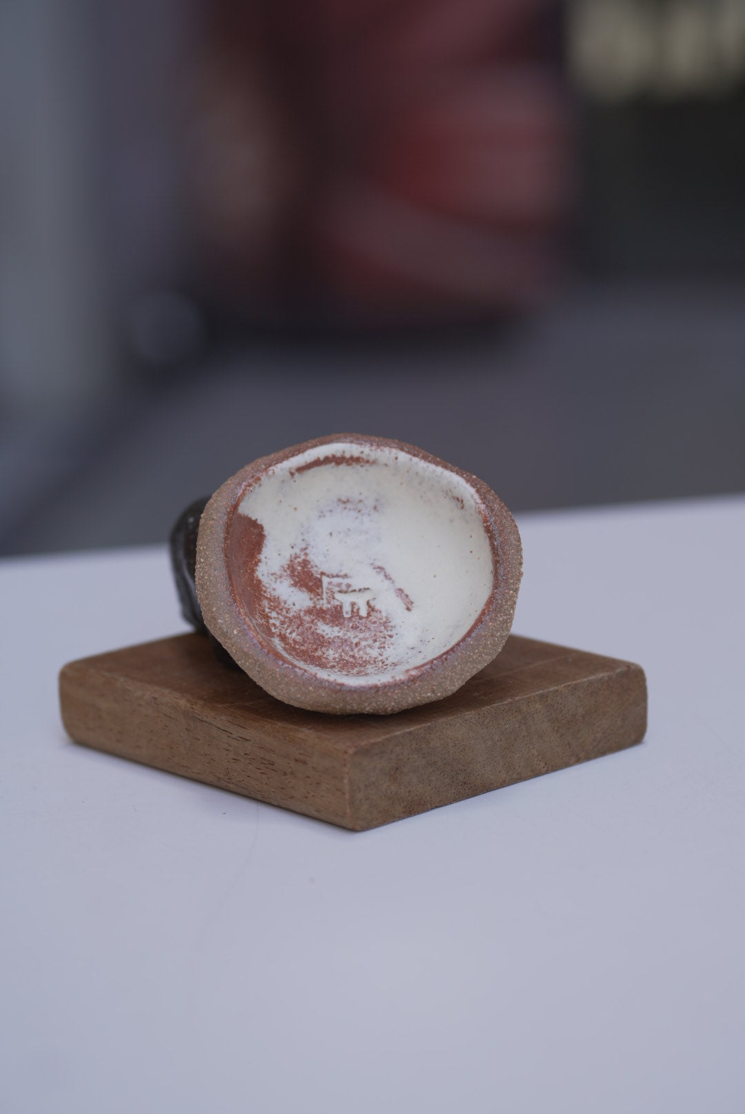 TT Ramekin - White/Brown matt